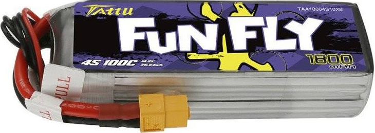 Baterie Tattu Funfly 1800mAh 14,8V 100C 4S1P XT60