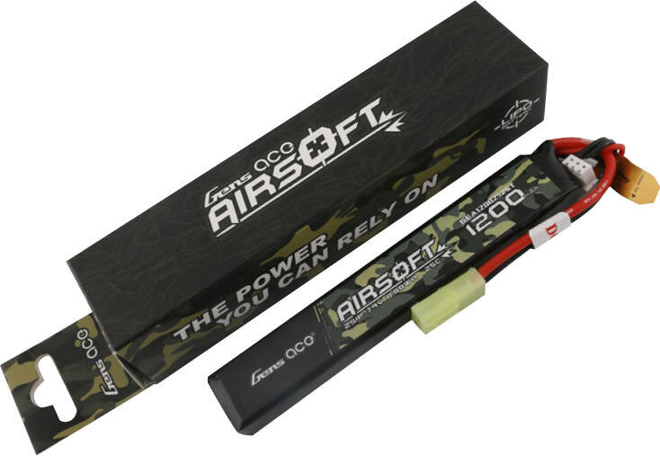 Lipo baterie GENS ACE AIRSOFT GUN 1200mAh 7,4V 2S1P 25C