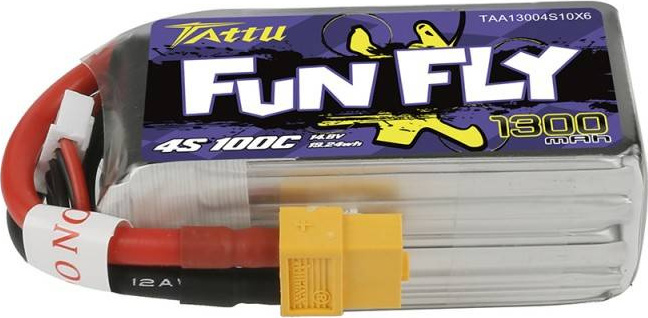 Baterie Tattu Funfly 1300mAh 14,8V 100C 4S1P