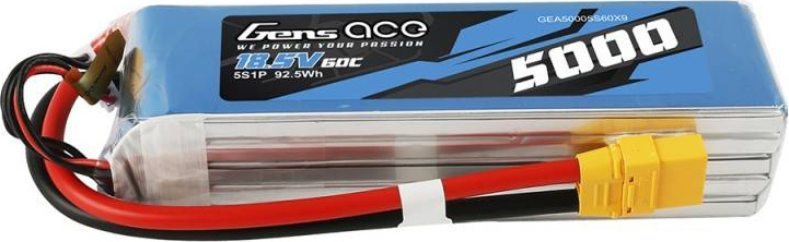 Baterie LiPo Gens Ace Bashing 5000mAh 18,5V 60C 5S1P - XT90