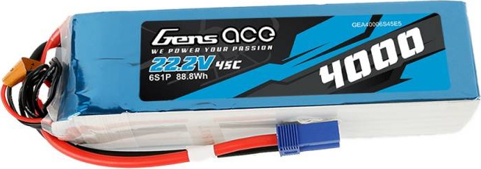 Baterie Gens Ace 4000mAh 22,2V 45C 6S1P