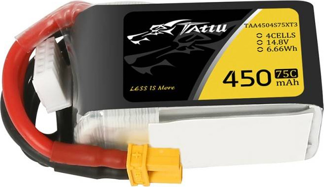 Baterie Tattu 450mAh 14,8V 75C 4S1P