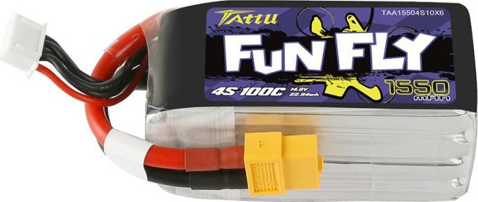 Baterie Tattu Funfly 1550mAh 14,8V 100C 4S1P