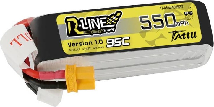 Baterie Tattu R-Line 550mAh 14,8V 95C 4S1P