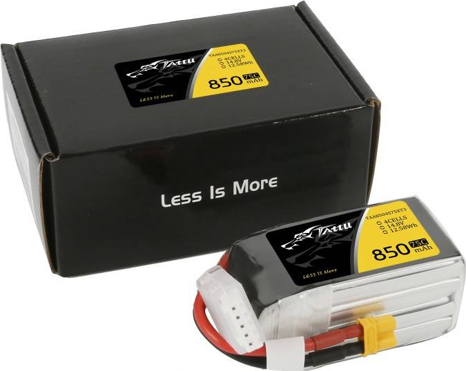 Baterie Tattu 850mAh 14,8V 75C 4S1P