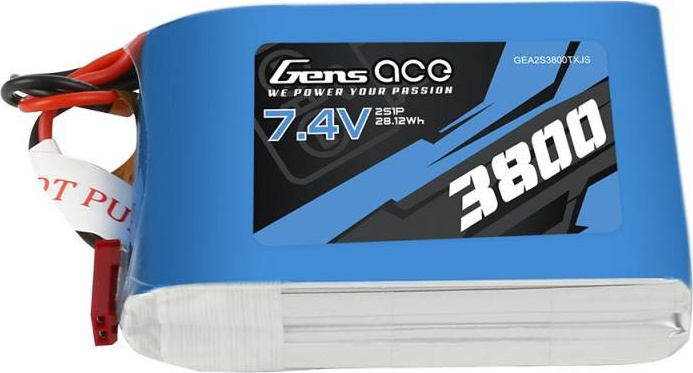 Baterie Gens Ace 3800mAh 7,4V 1C 2S1P do Taranis Q X7