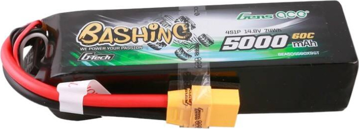 Gens ace G-Tech 5000mAh 14,8V 4S1P 60C Lipo Battery Pack s XT90 Plug-Bashing Series