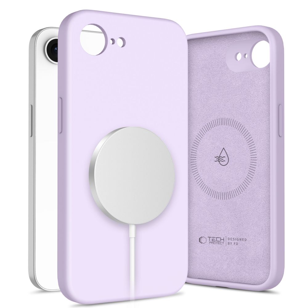 TECH-PROTECT LIQUID SILICONE MAGSAFE IPHONE 16E MAUVE