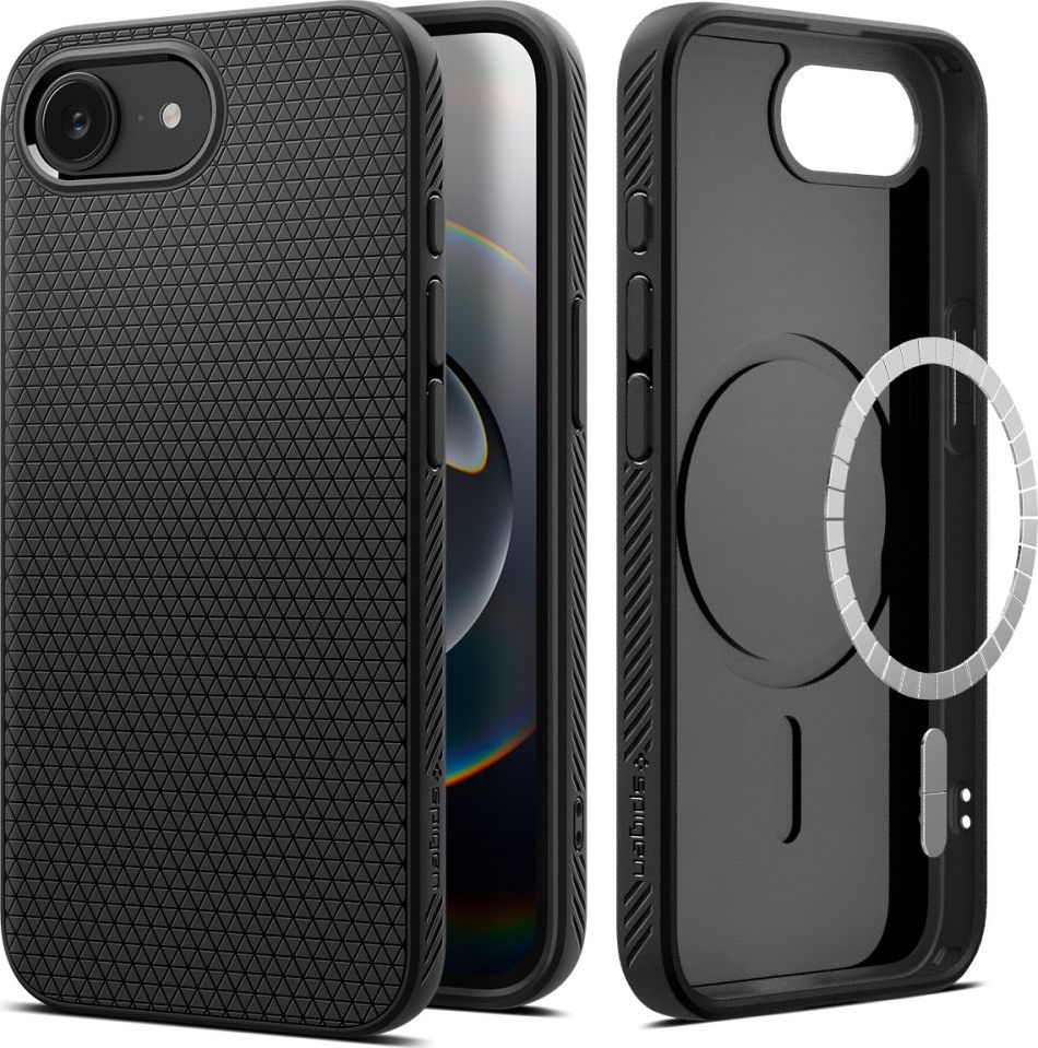 SPIGEN LIQUID AIR MAG MAGSAFE IPHONE 16E MATTE BLACK