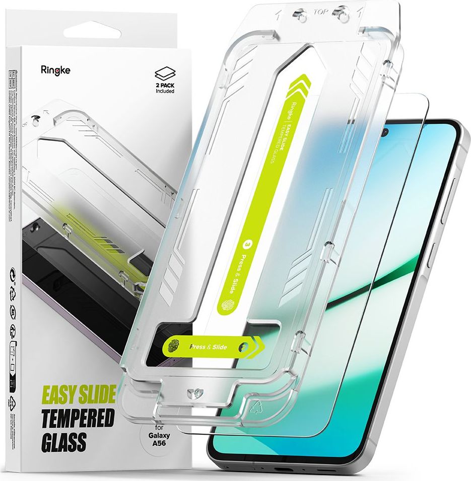 Tvrzené sklo RINGKE EASY SLIDE 2-PACK GALAXY A56 5G CLEAR