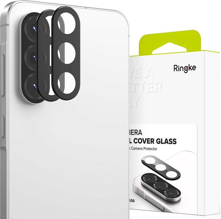 Ochranné sklo na čočku fotoaparátu RINGKE CAMERA FULL COVER 2-PACK GALAXY A56 5G BLACK