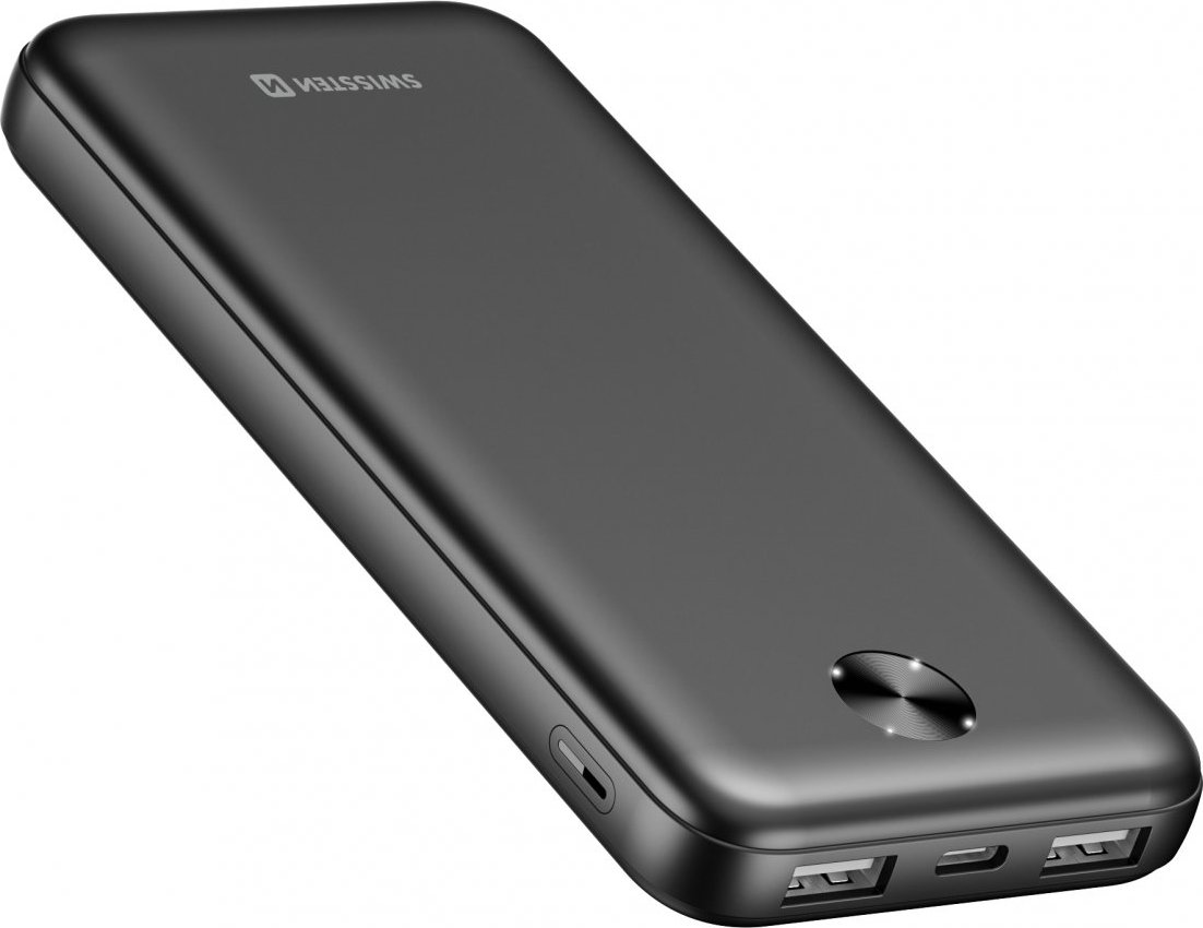 SWISSTEN POWER BANK 10000 mAh WORX PRO ČERNÁ
