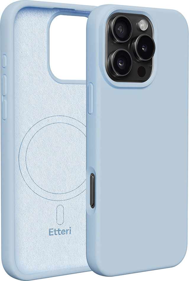 Etteri Silicone Mag kryt pro iPhone 16 Pro Max 6,9" light blue