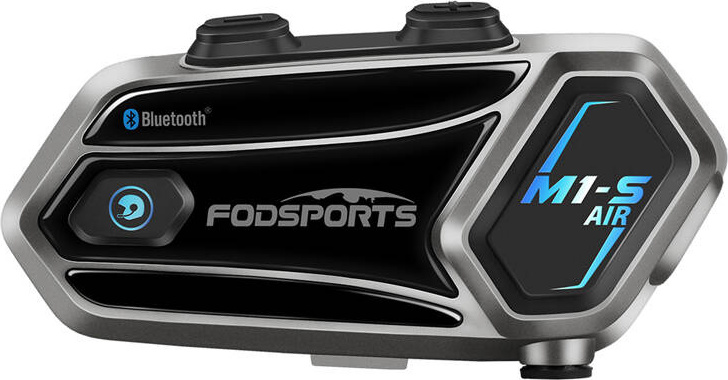 Interkom pro motocykly Fodsports M1-S Air (šedý)
