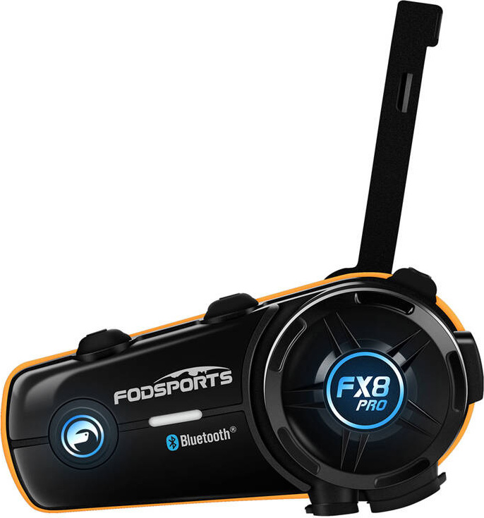 Interkom pro motocykly Fodsports FX8 Pro (černý)