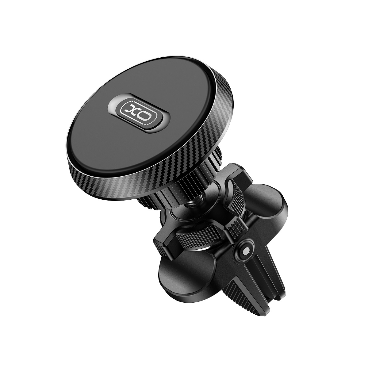 XO C122 magnetický držák telefonu do ventilace auta, černý