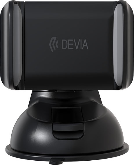 Devia držák telefonu do auta ES049 s přísavkou na sklo a palubní desku, černý