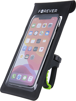 Voděodolný držák telefonu / kapsa na kolo BH-130 Forever Outdoor černý