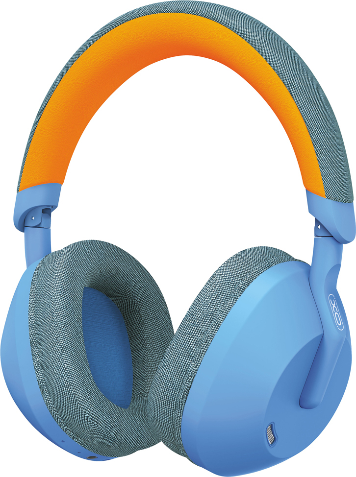 XO Bluetooth bezdrátová sluchátka BE49 s ANC funkcí (potlačení okolního hluku) modrá