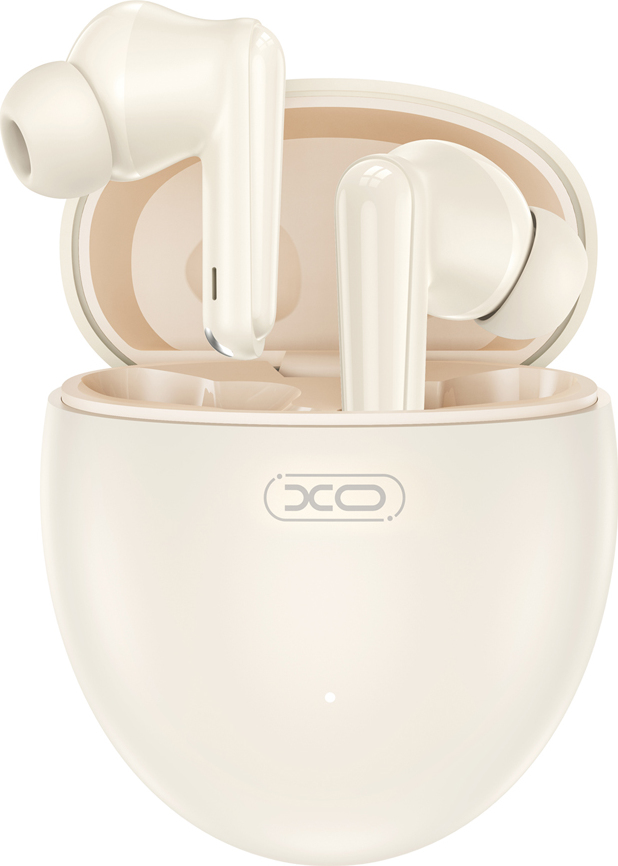 XO Bluetooth sluchátka G26 TWS béžová ANC ENC