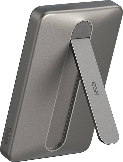 Magnetická powerbanka ESR Qi2 MagSlim 5000 mAh se stojánkem (písková)