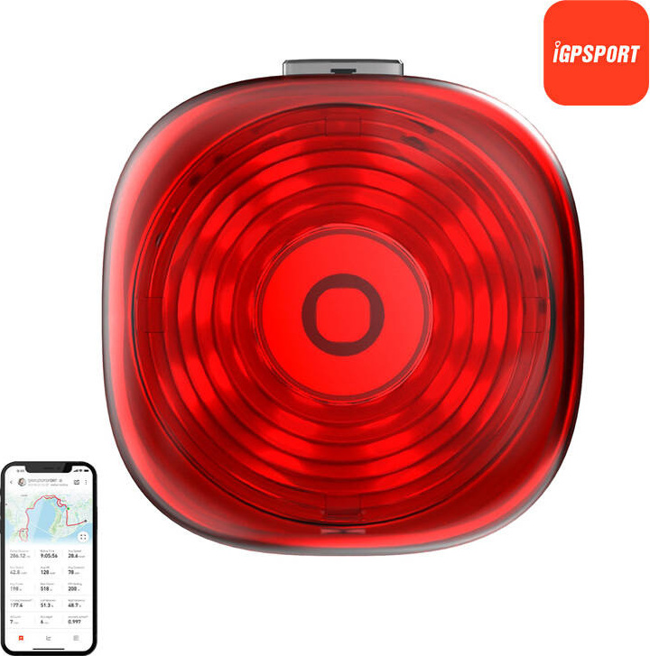 Zadní světlo na kolo iGPSPORT TL30 smart