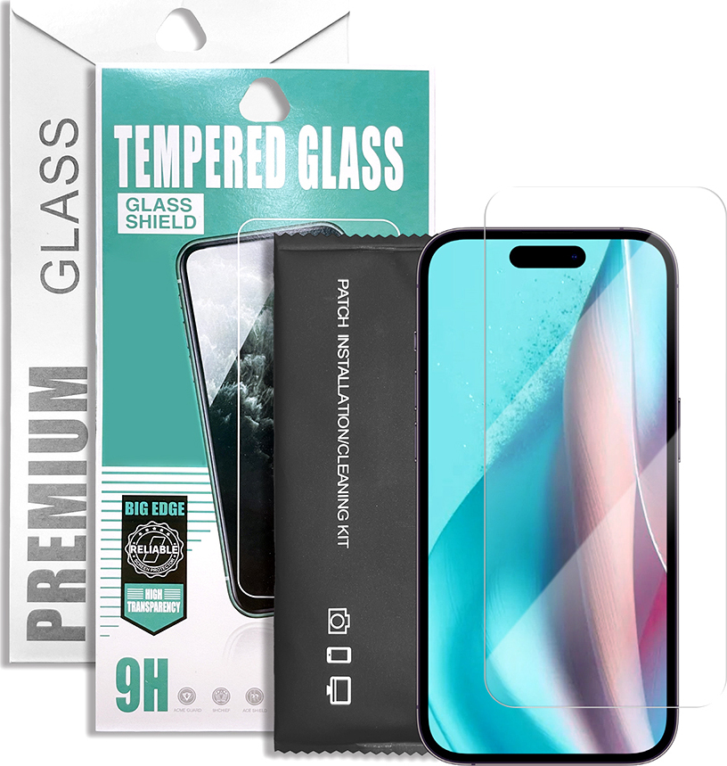 Tvrzené sklo 2,5D Premium pro iPhone 15 6,1" / 16 6,1"