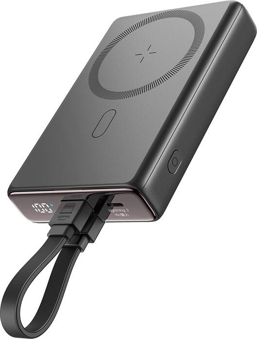 Magnetická MagSafe powerbanka Joyroom se stojánkem JR-PBM01, 20W, 10000mA (černá)