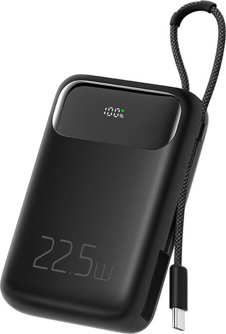 Power banka Mcdodo MC-3243 10000mAh, 22,5W s USB-C kabelem (černá)