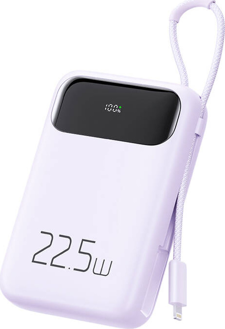 Power banka Mcdodo MC-3255 10000mAh, 22,5W, Lightning kabel (fialová)