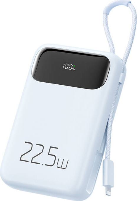 Mcdodo Power Bank MC-3254 10000mAh, 22,5W, Lightning kabel (modrá)