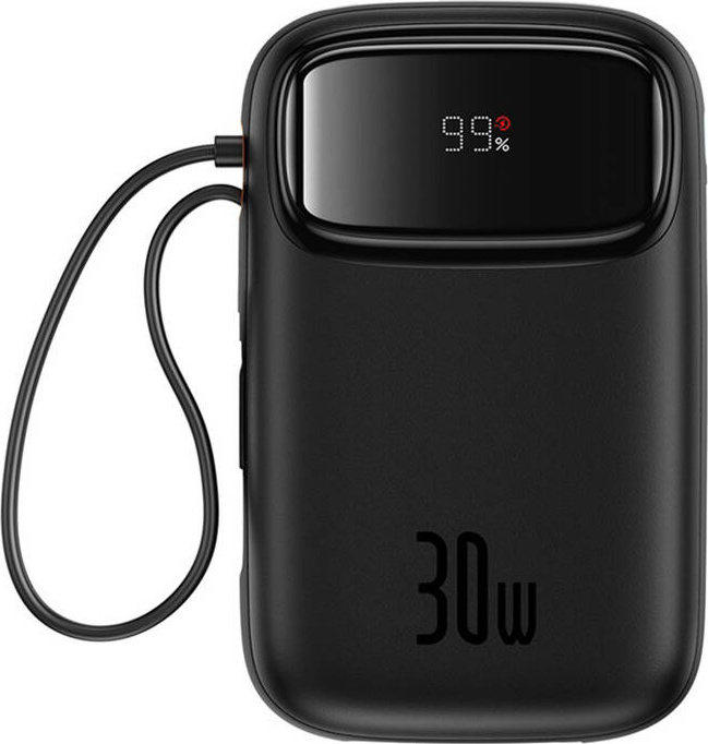 Powerbank Baseus QPow 2 10000mAh 30W 2xUSB-C (black)