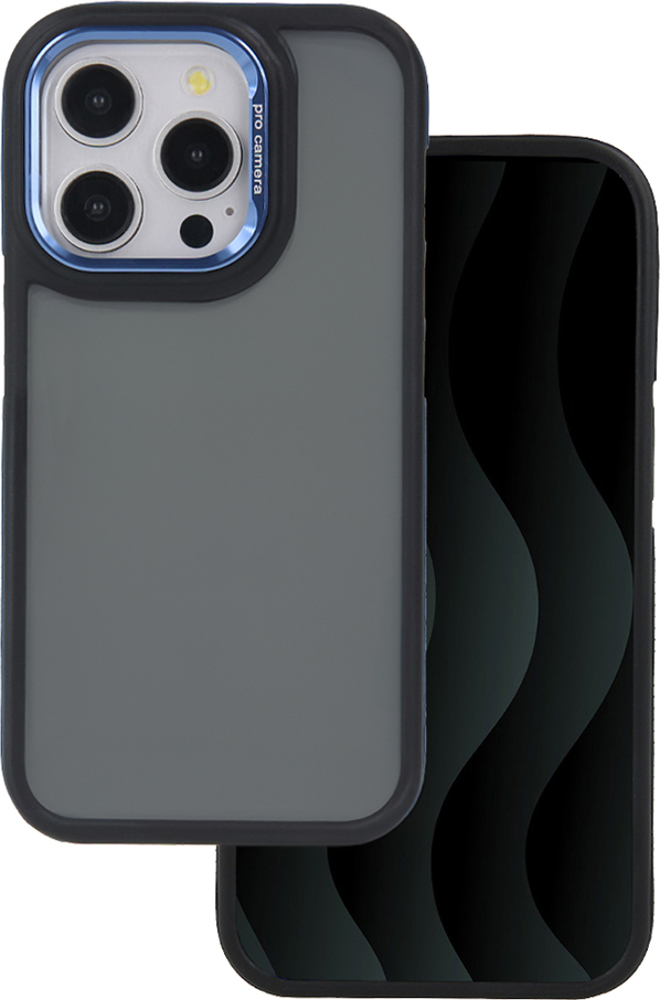 Crystal Black pouzdro pro iPhone 16 Plus 6,7