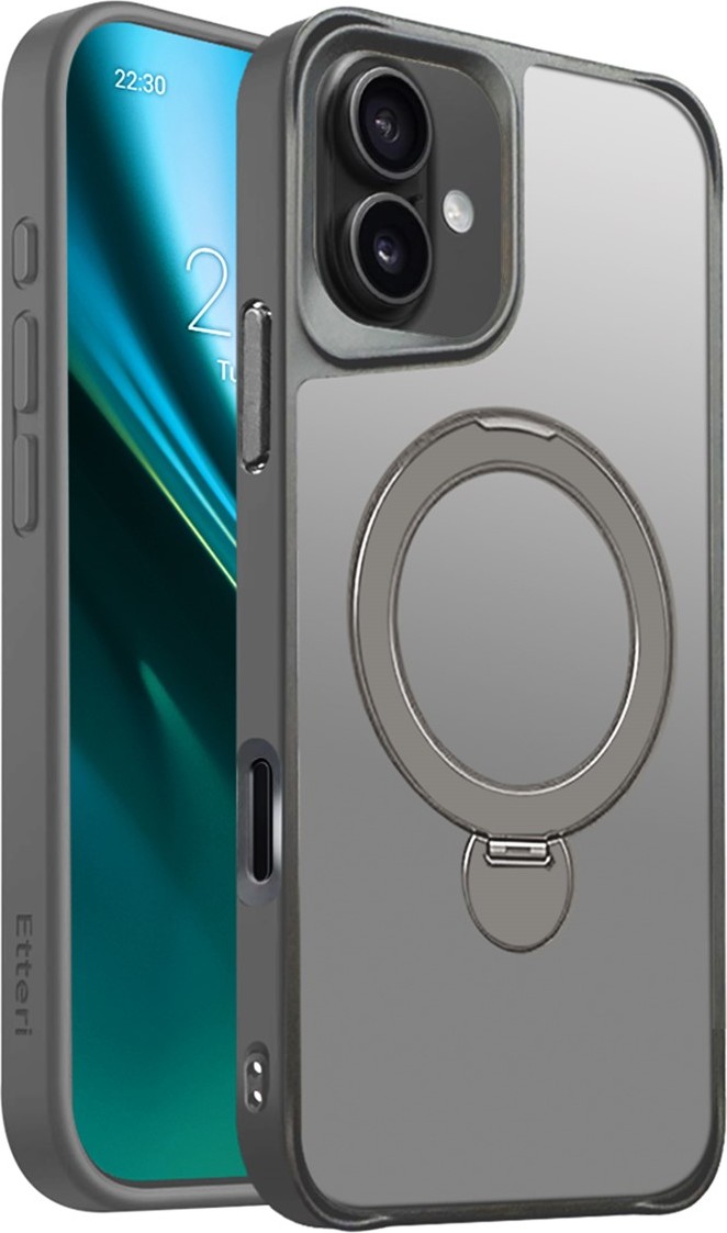 Pouzdro Etteri Matt Mag Ring pro iPhone 16 Plus 6,7