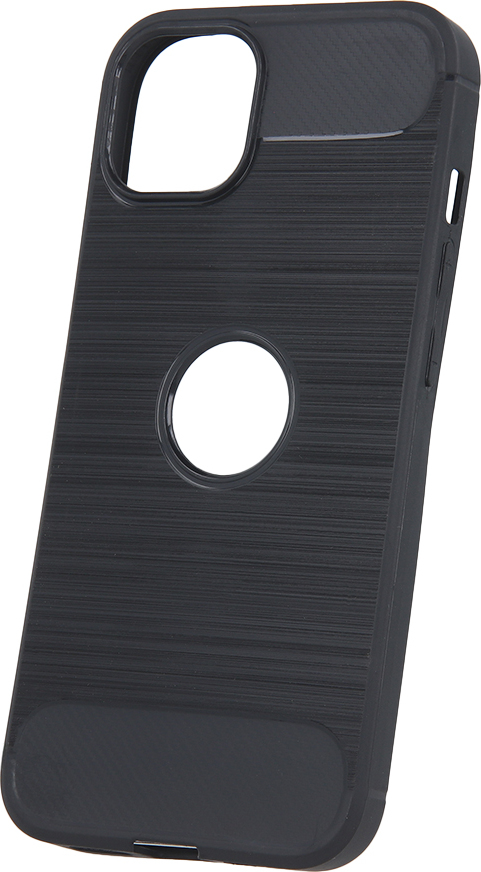 Jednoduché černé pouzdro pro iPhone 16 Plus 6,7