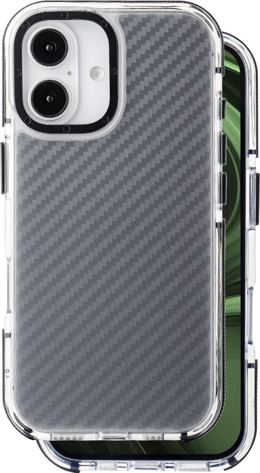 Acrylic Carbon pouzdro pro iPhone 16 6,1