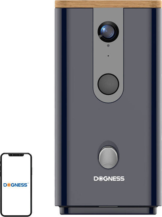 Chytrý podavač krmiva s kamerou T03 Dogness (černý)