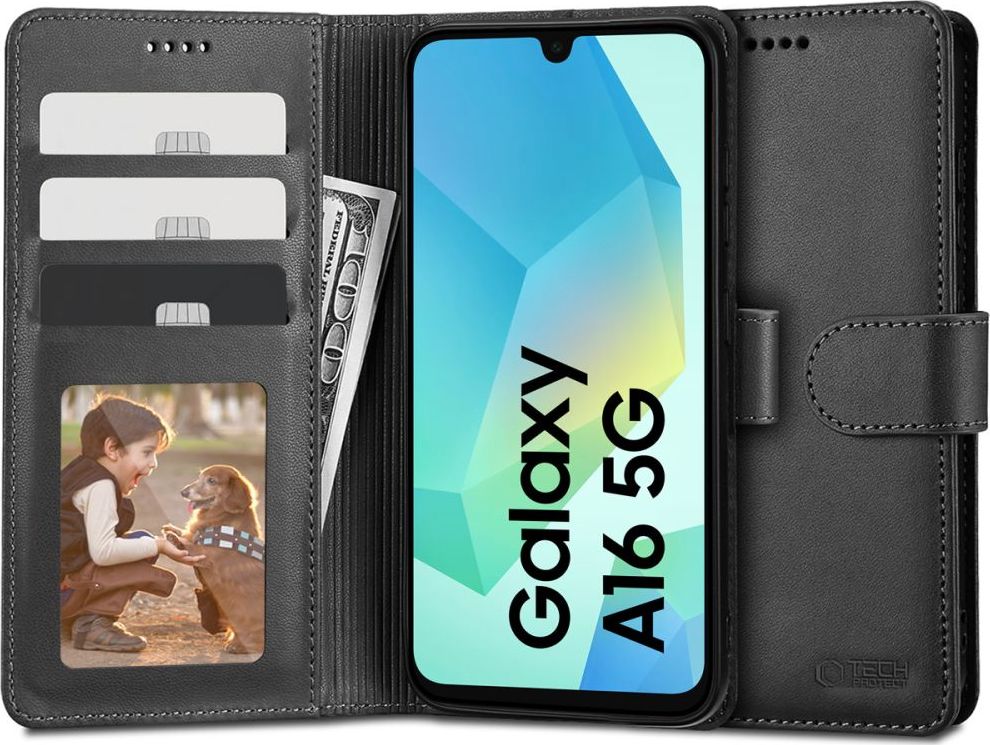TECH-PROTECT WALLET GALAXY A16 4G / 5G BLACK