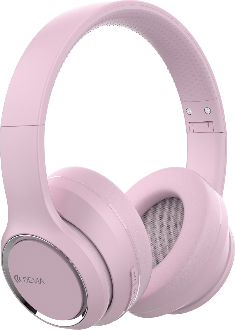 Devia Bluetooth sluchátka Kintone růžová