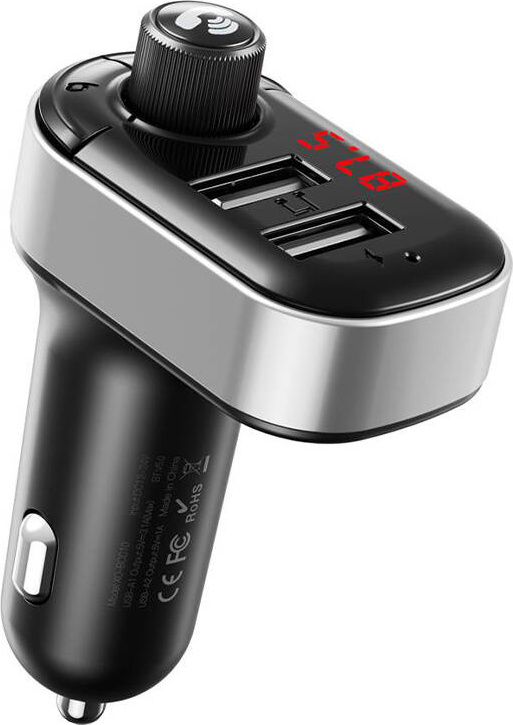 Nabíječka do auta XO Smart Bluetooth TZ08 MP3 + 5v3.1A 15W (černá)