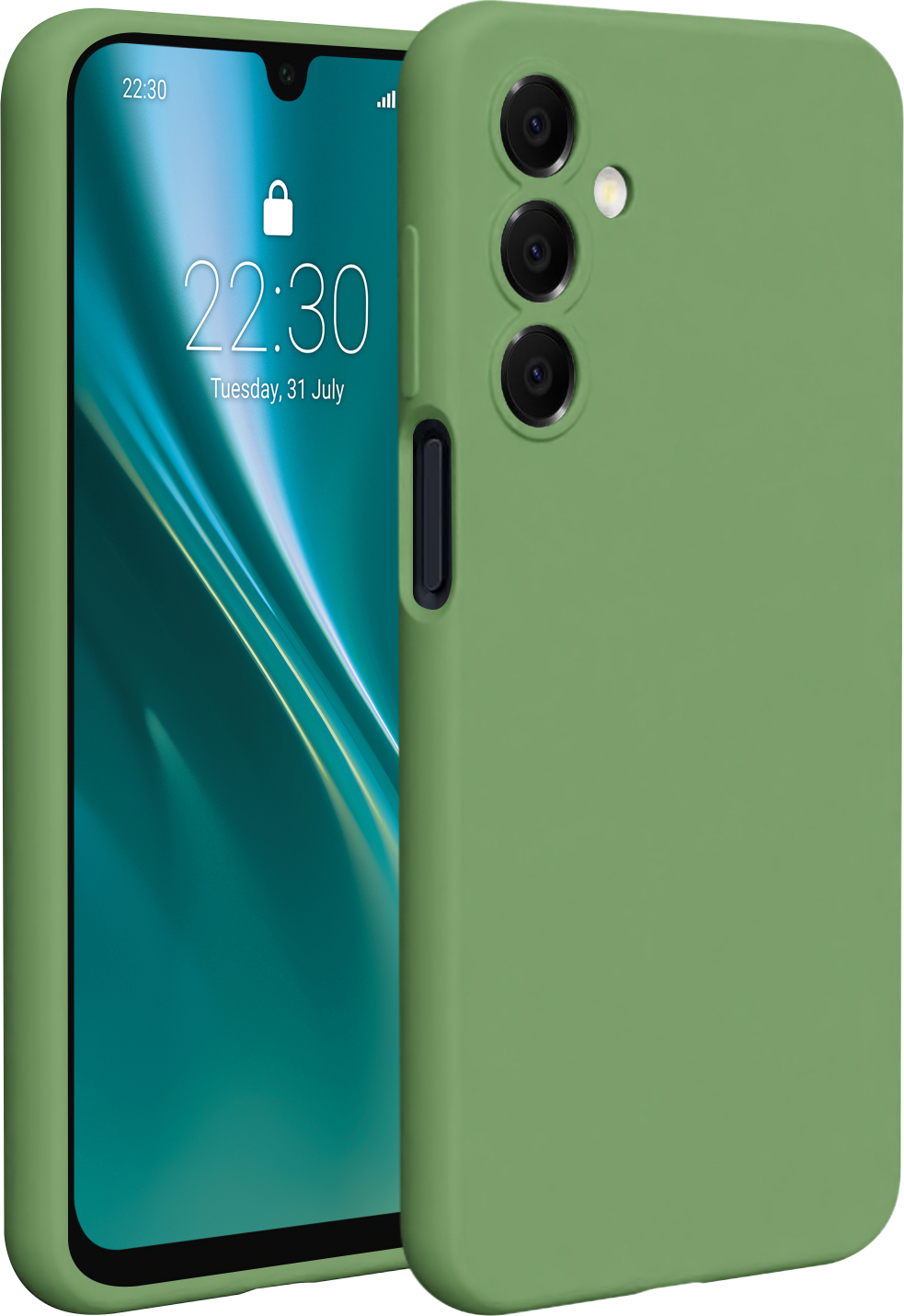 Etteri Silikonové pouzdro pro Samsung Galaxy A16 4G / A16 5G světle zelené