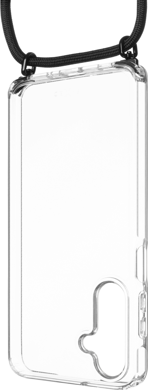 Pouzdro FIXED Pure Neck s odnímatelnou černou šňůrkou na krk pro Samsung Galaxy A16 4G/5G