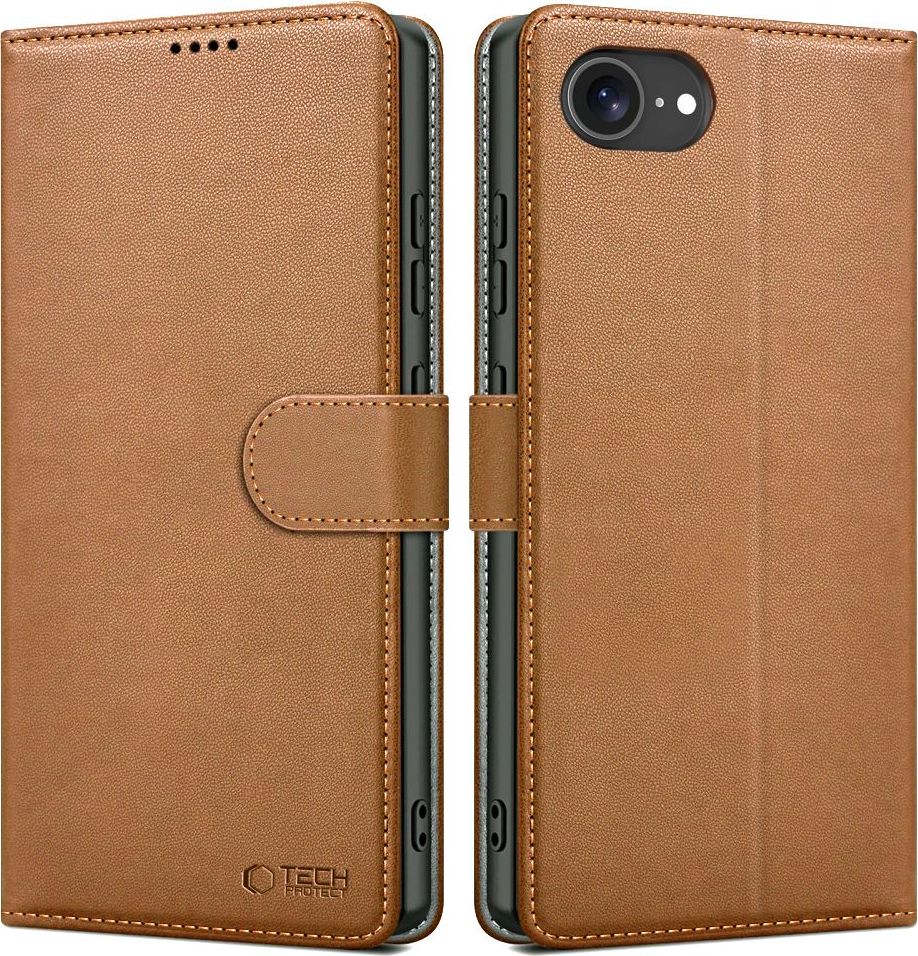 TECH-PROTECT WALLET IPHONE 16E BROWN