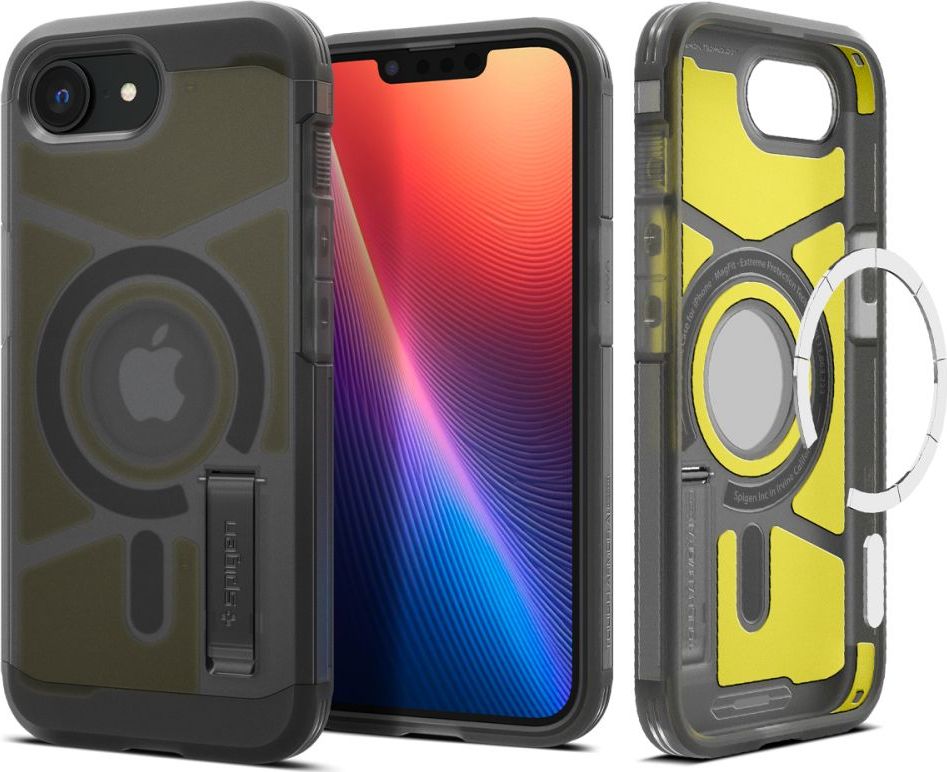 SPIGEN TOUGH ARMOR MAG MAGSAFE IPHONE 16E FROST BLACK