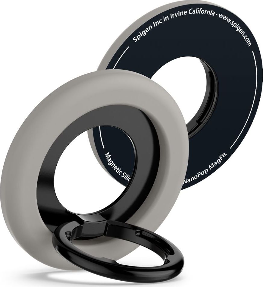 SPIGEN NANO POP MAGSAFE PHONE RING TRUFFLE GREY