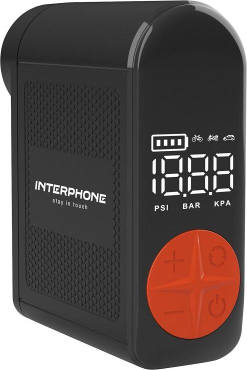 Mini Aku kompresor Interphone (na motorku a další)