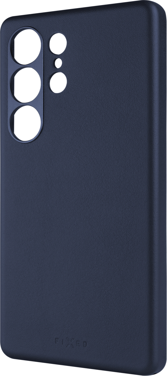 Kožený zadní kryt FIXED MagLeather s podporou MagSafe pro Samsung Galaxy S25 Ultra, modrý