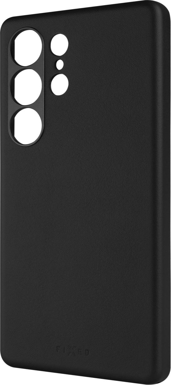 Kožený zadní kryt FIXED MagLeather s podporou MagSafe pro Samsung Galaxy S25 Ultra, černý