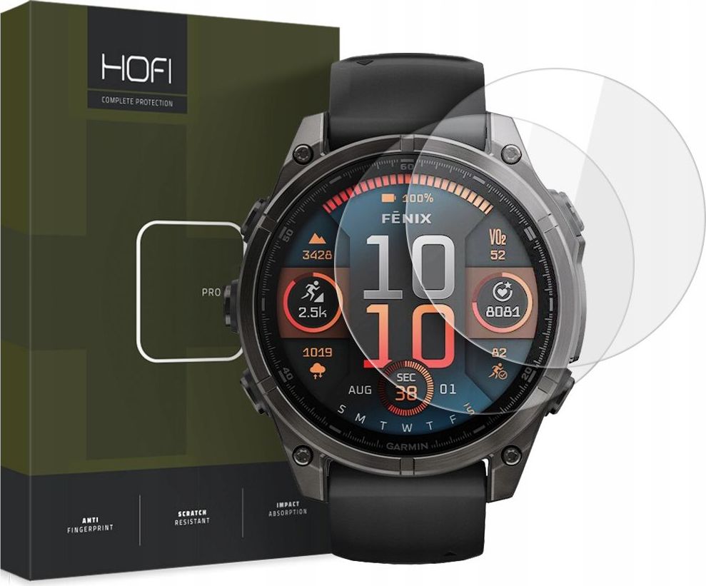 Tvrzené sklo HOFI GLASS PRO+ 2-PACK GARMIN FENIX 8 (51 MM) CLEAR