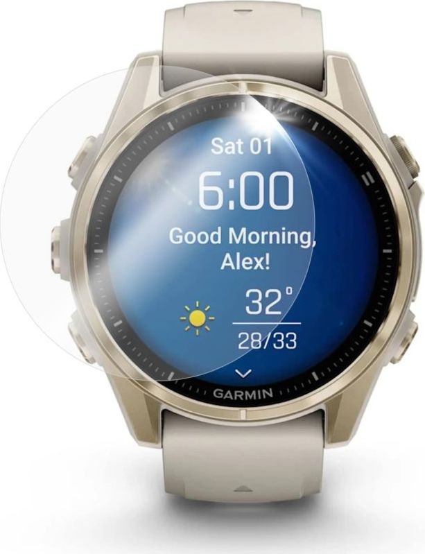 Ochranné tvrzené sklo FIXED pro smartwatch Garmin Fenix 8 (43mm), 2 ks v balení, čiré
